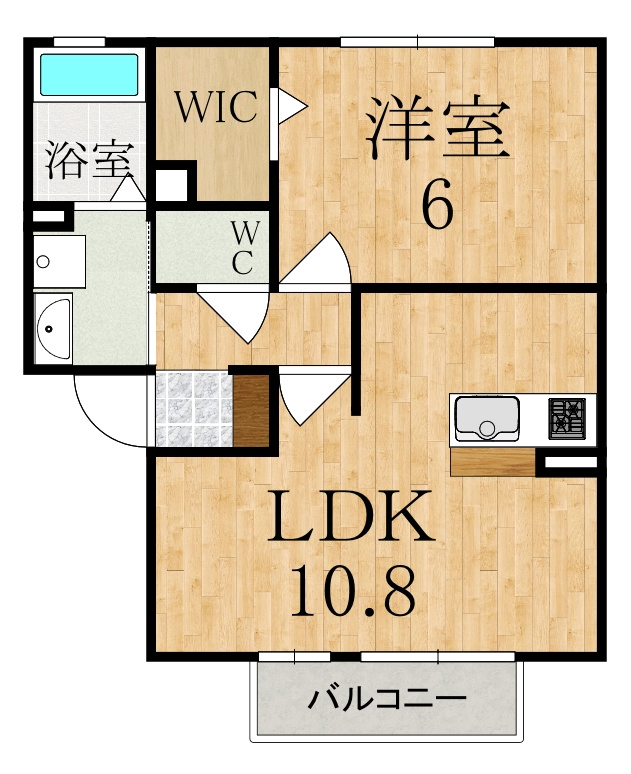 グリーンヒルズ　D棟の間取り