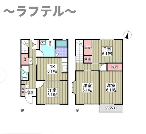 グランカーサA棟の間取り