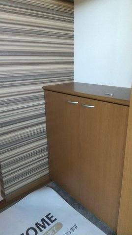グリーンコート壱番館の玄関