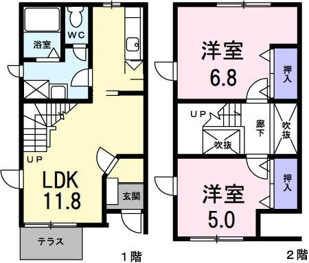 クレストールの間取り