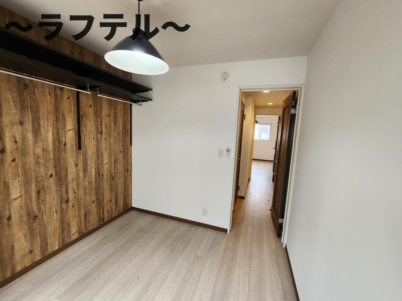 所沢市東町のアパートの寝室