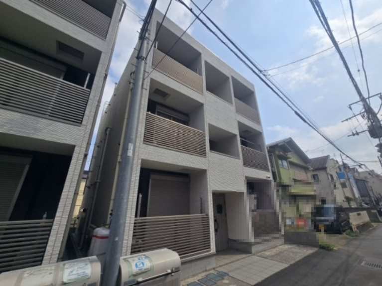 所沢市東町のアパートの外観