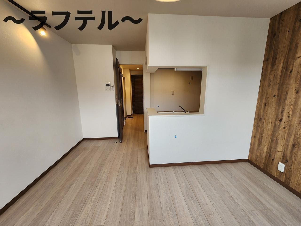 所沢市東町のアパートの居間・リビング