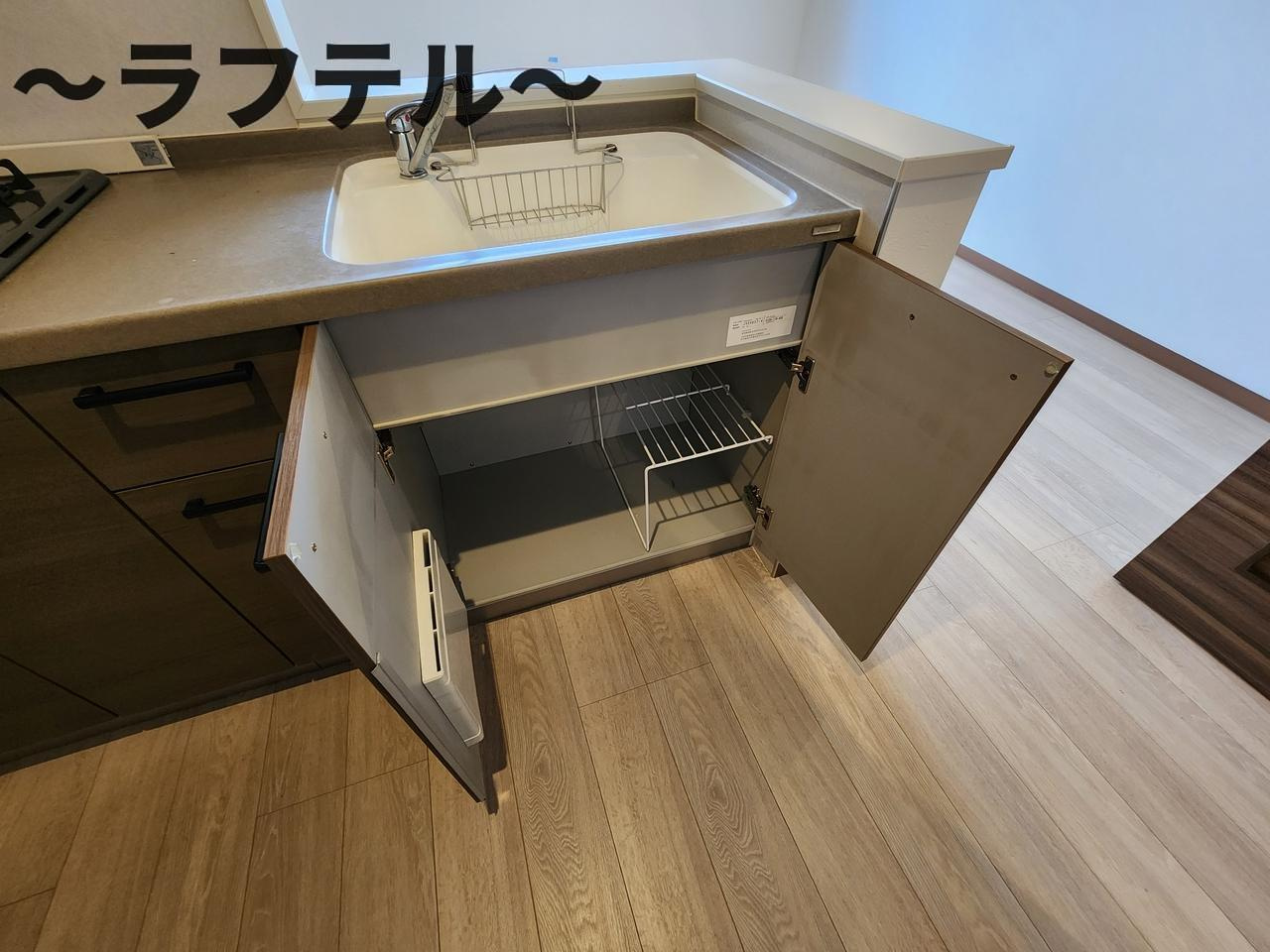 所沢市東町のアパートのキッチン