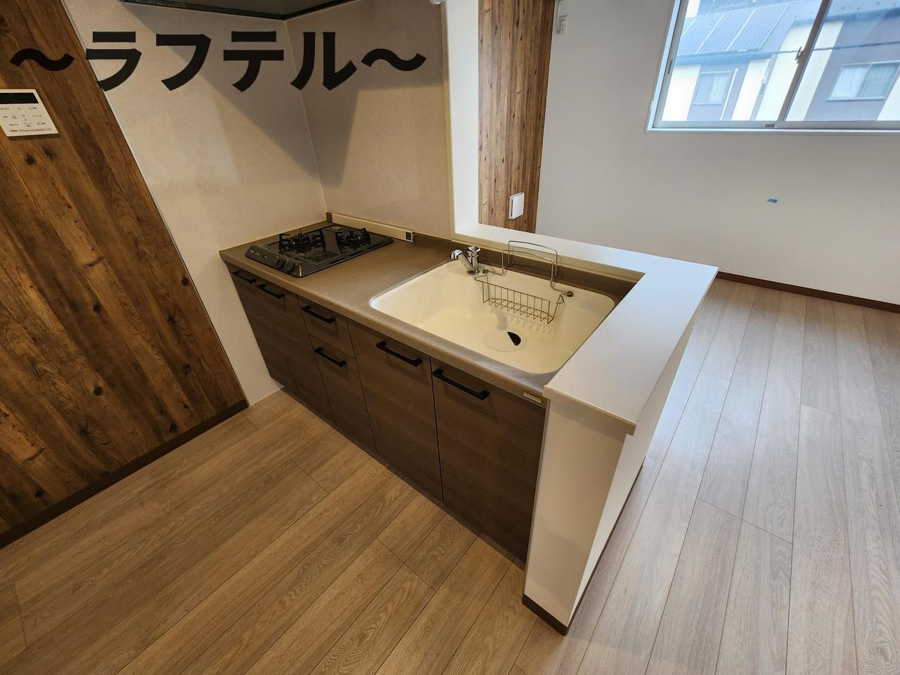 所沢市東町のアパートのキッチン