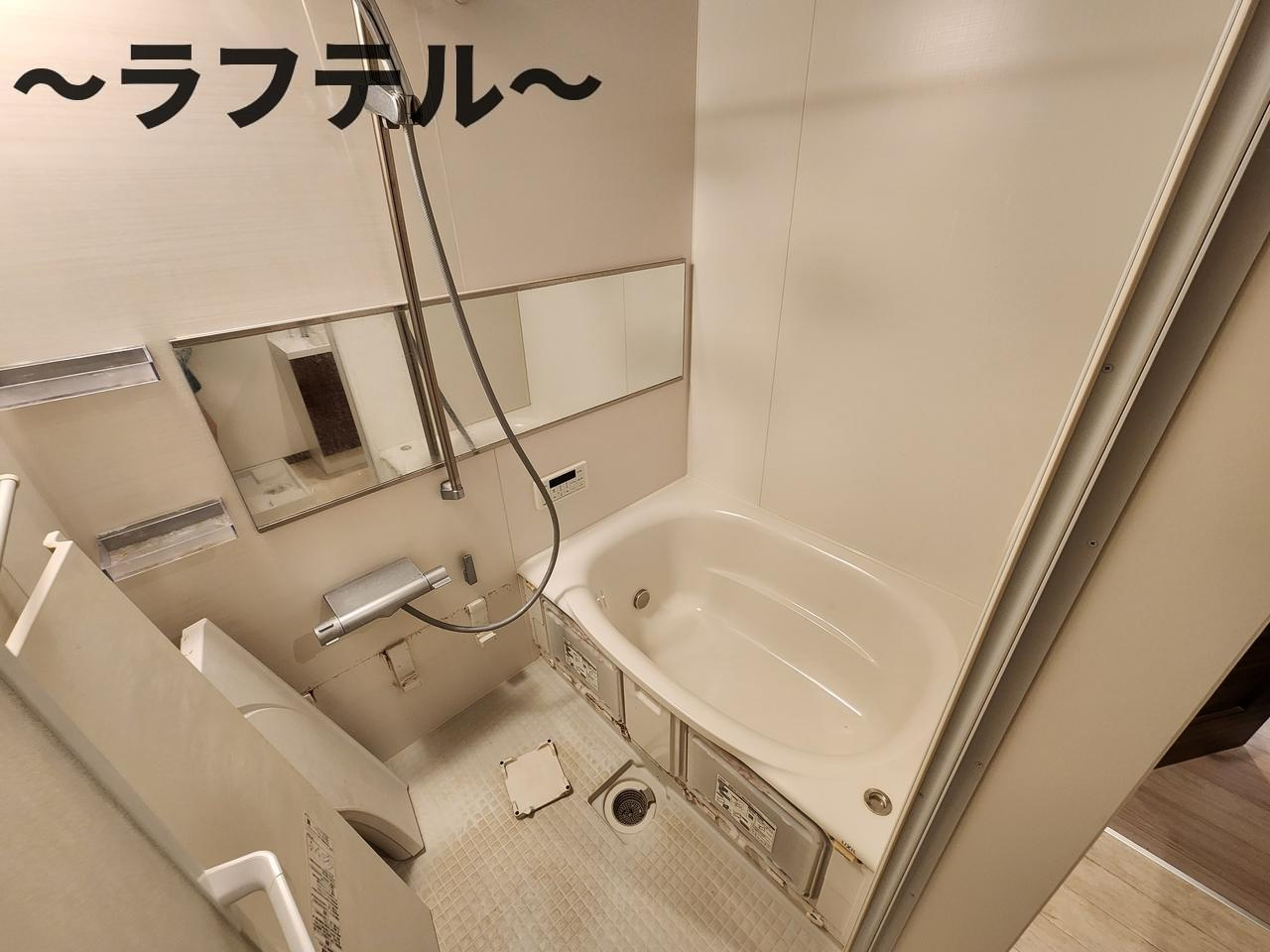 所沢市東町のアパートの浴室