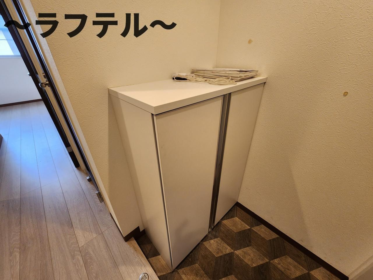 所沢市東町のアパートの玄関