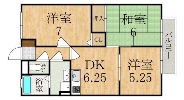 コーポ真菅の間取り
