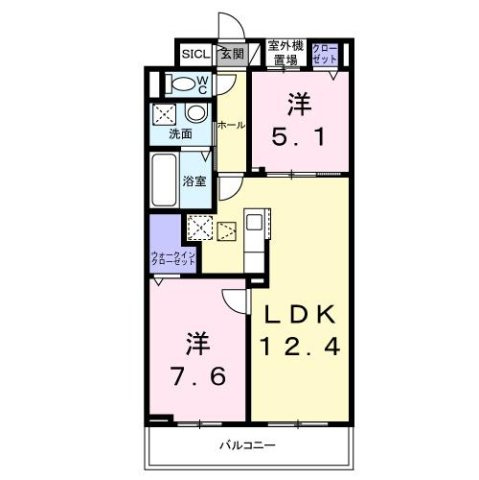 ローズ　スクエアの間取り