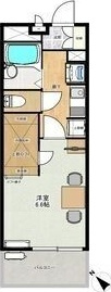 プロスパーコート鶴橋の間取り
