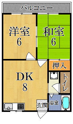 藤松ハイツの間取り