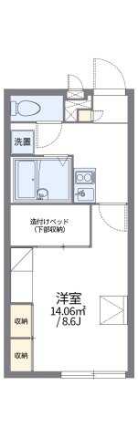 レオパレスＬｉｎｄｅｎの間取り