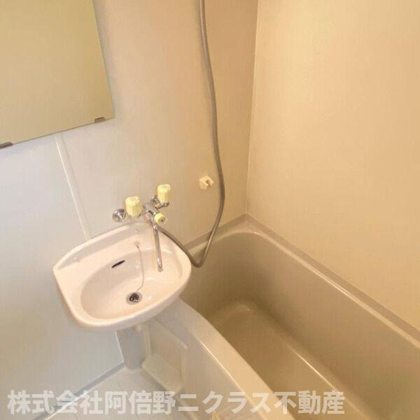 シーダー針中野の洗面所