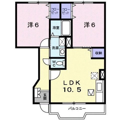 グラン　ソレイユ　Ｃの間取り