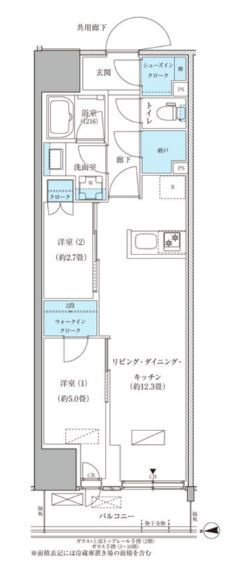 パークアクシス品川天王洲アイルの間取り