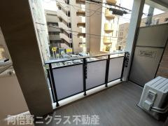 セイワパレス真田山公園南のバルコニー