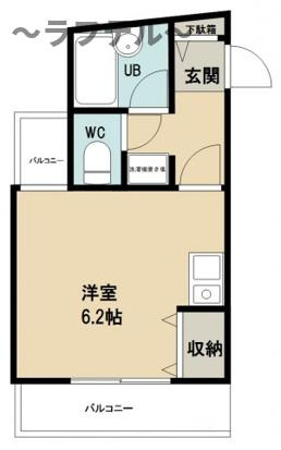 所沢市くすのき台１丁目の賃貸マンションの間取り