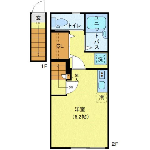 AZEST-RENT所沢の間取り