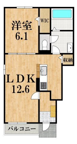 エヴァ　グリーン　ヴィラⅡの間取り