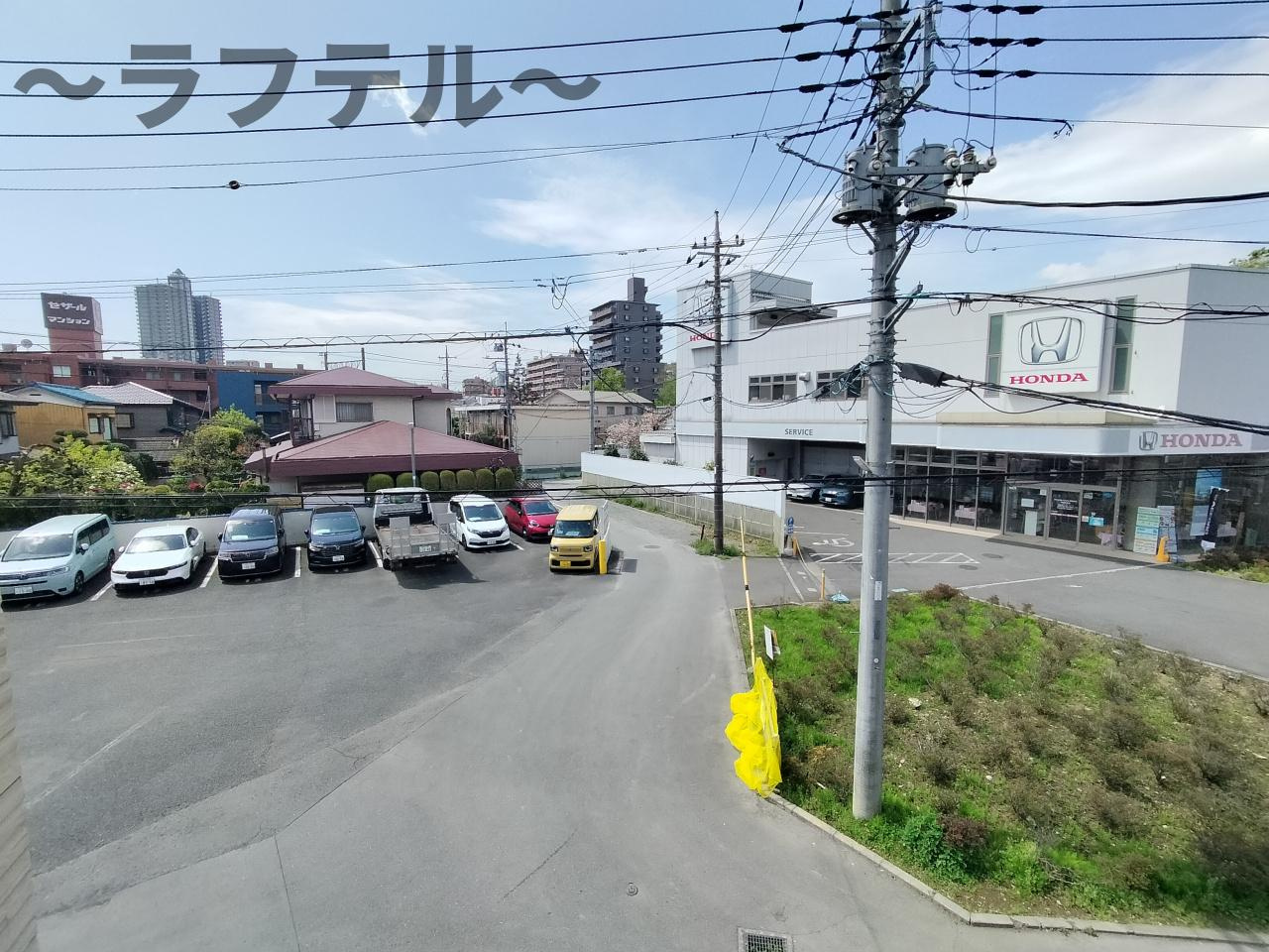 所沢市西新井町のアパートの展望