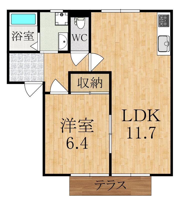 ツインハイムＢ棟の間取り