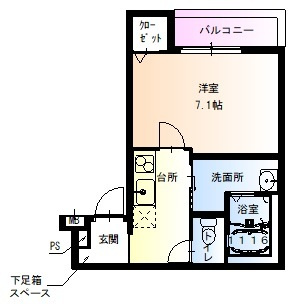 フジパレス針中野Ⅲ番館 の間取り