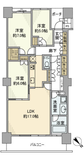 シティタワー品川の間取り