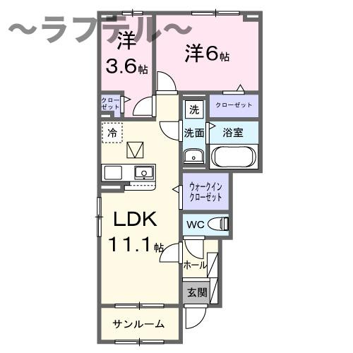 ブリーズガーデンの間取り
