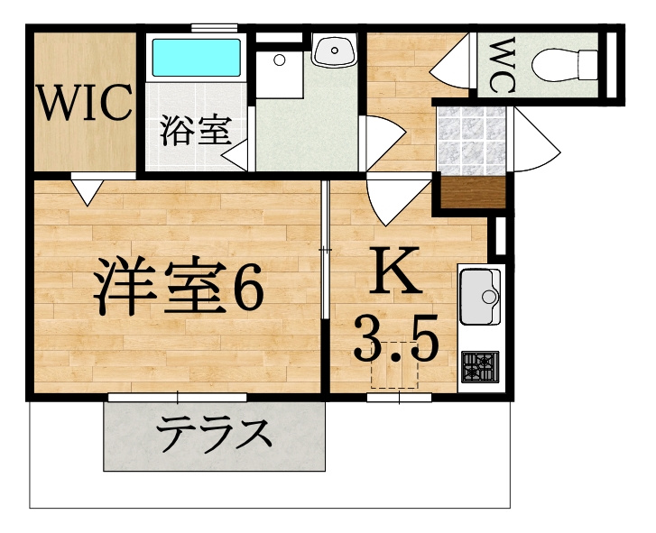 リヴェールシャトー　Ａ棟の間取り