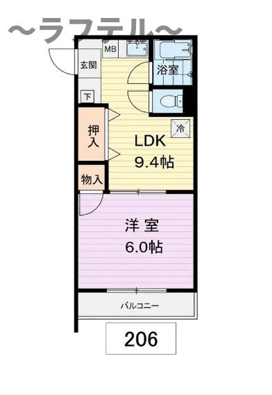 FIELDENCE　狭山ヶ丘の間取り