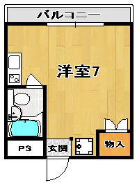 ハイツ内田の間取り