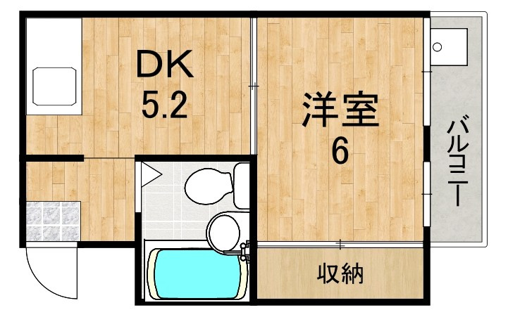 ヨネダマンションの間取り