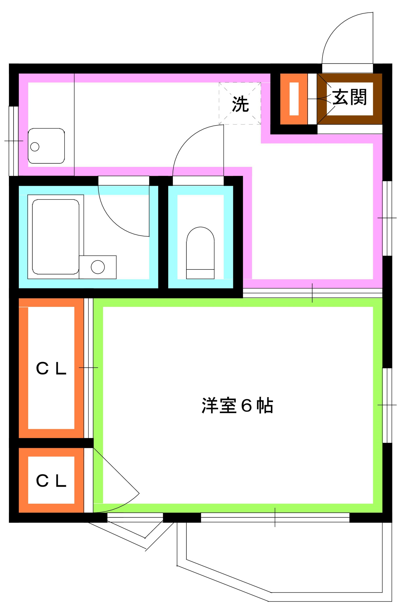 杉並区西荻北４丁目の賃貸マンションの間取り