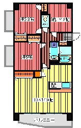 ブルールイイヅカの間取り