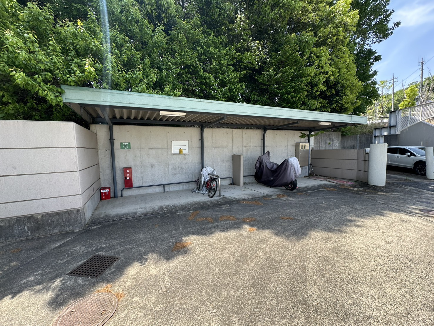 英和コーポNo,5の駐車場
