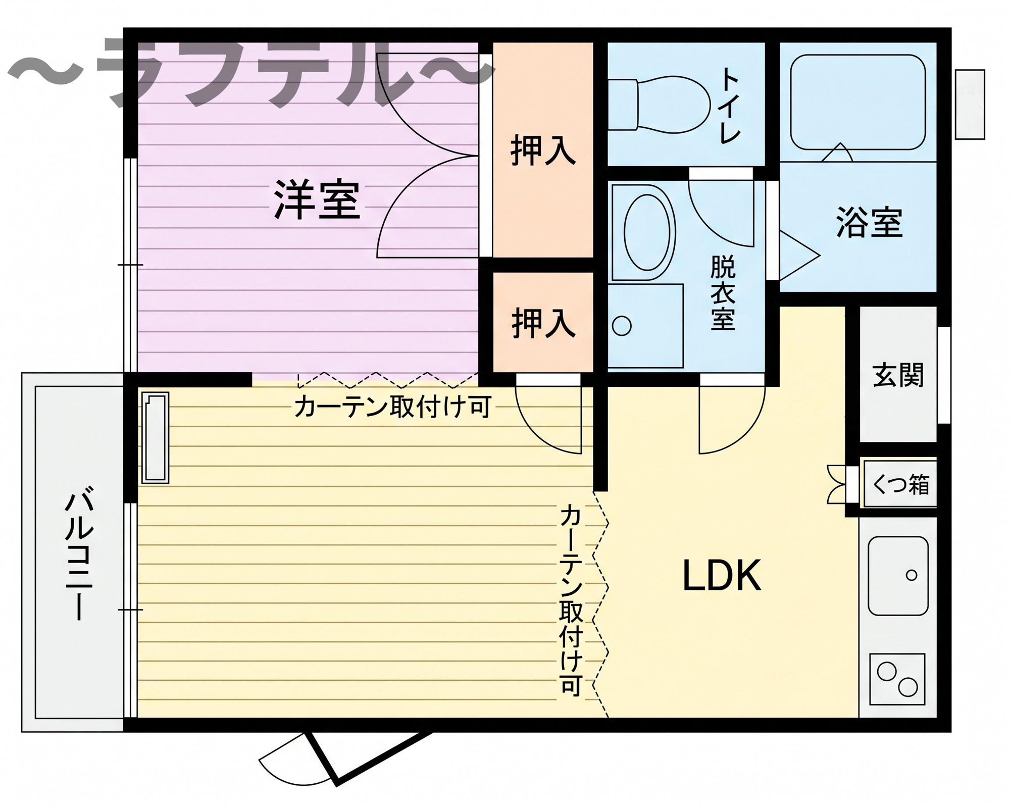 グランデュール小手指の間取り