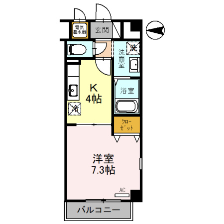 ソレアード昼ヶ丘の間取り