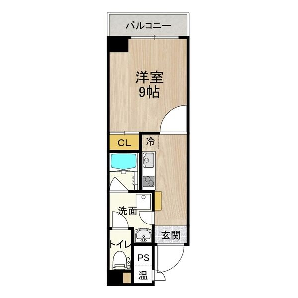 CITY SPIRE上本町の間取り
