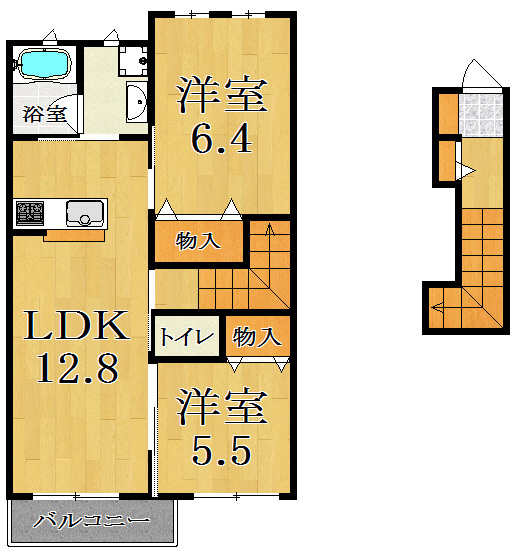 サンフォレスト菅原の間取り