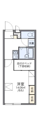 レオパレス健の間取り