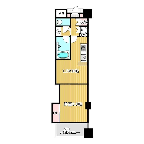 CITY SPIRE上町台の間取り