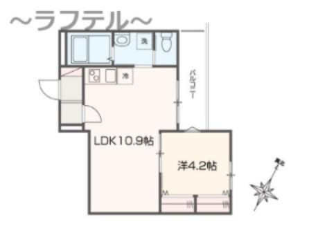 MELLAS狭山市の間取り