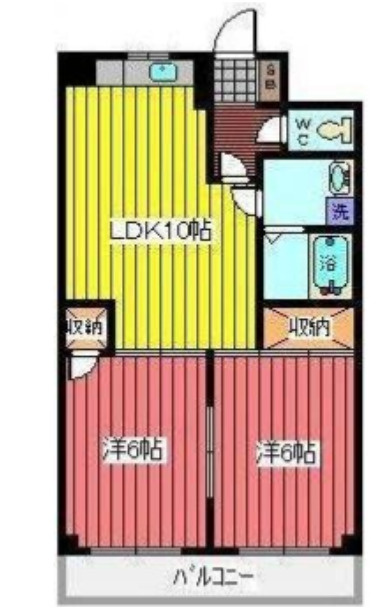 セントポール川口の間取り