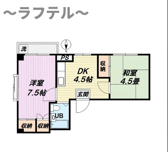 ヤマザキ第２ビルの間取り