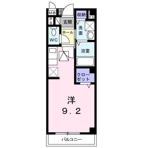 サニーサイド水野の間取り