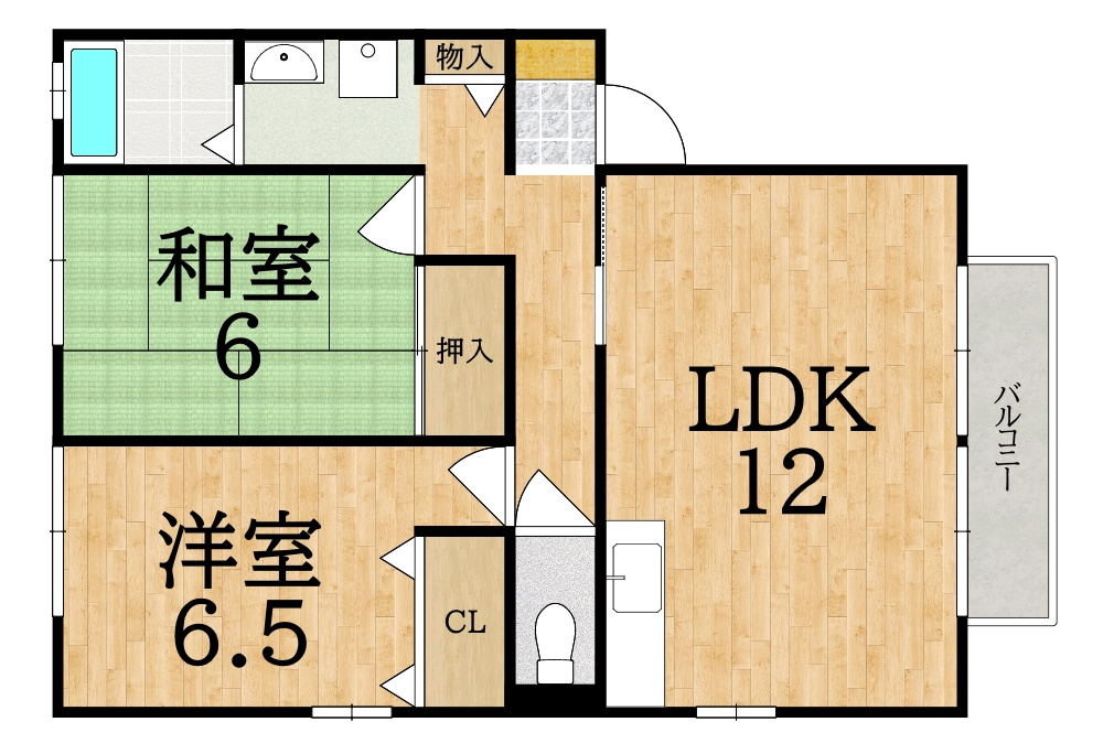 ラフィーネ結崎の間取り
