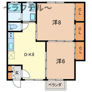 グリーンテラスAの間取り