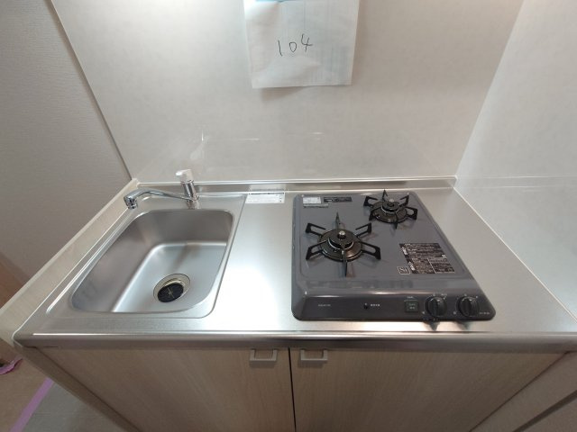 キャメル川越　都Aのキッチン|コンパクトなキッチンで掃除もラクラク