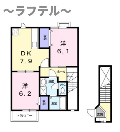 クリアーフラットの間取り