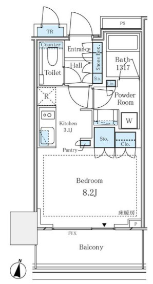 パークタワー西新宿の間取り